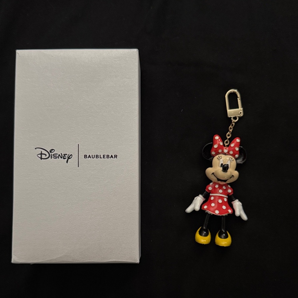 Disney BaubleBar Minnie Mouse Keychain